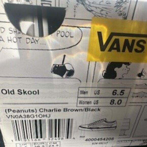 Vans Charlie Brown Old Skool Runner - Rare - Picture 6 of 7